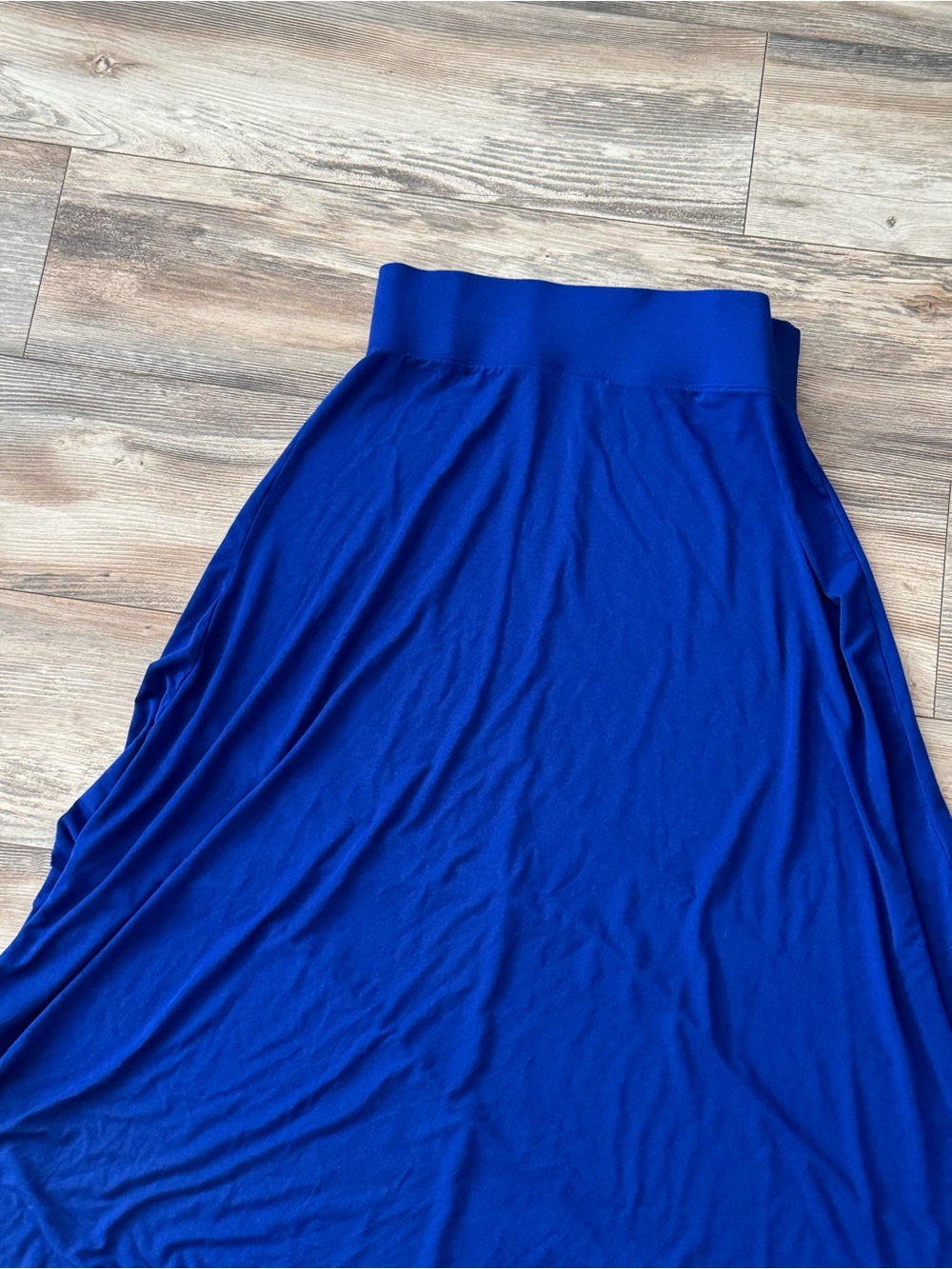 Coolibar Women's Fabyan Maxi Skirt Royal Blue Medium Sun Protection - Picture 2 of 9